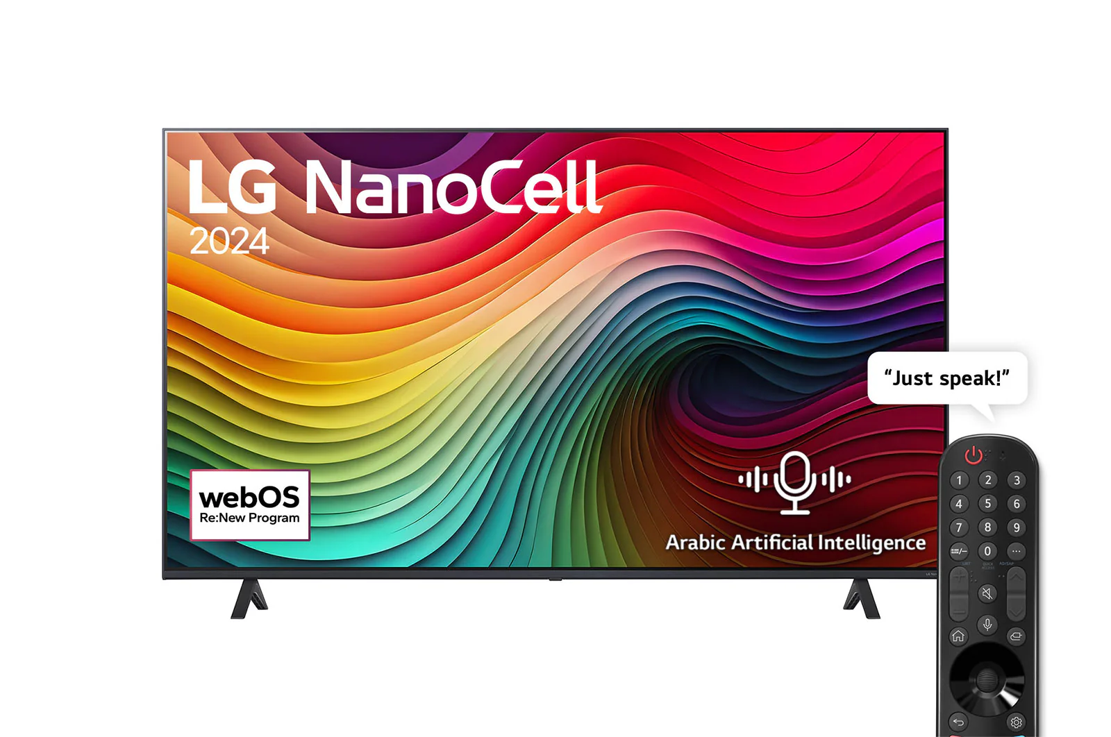 تلفزيون NanoCell 65 بوصة 4K الذكي من ال جي