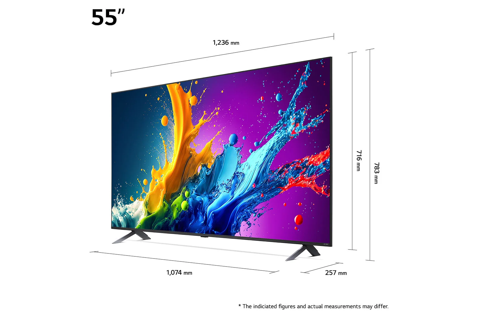 تلفزيون LG QNED80T 55 بوصة 4K من ال جي - Image 3