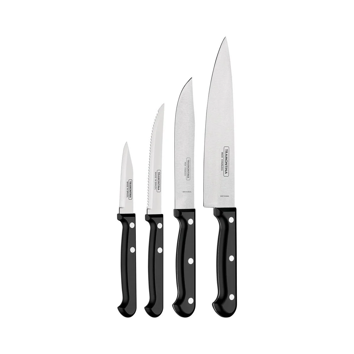 طقم سكاكين 4 قطع من Tramontina Ultracorte