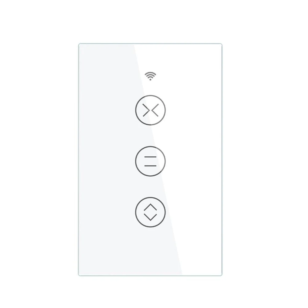 واي فاي -مفتاح ذكي - اباجور - مفرد - US Type - ابيض